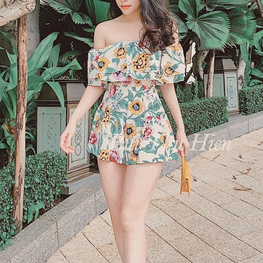 Floral rompers